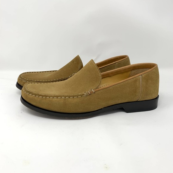 Cole Haan‎ Crafted in Italy Tan Suede Women's Leather Loafer 8.5 - Picture 2 of 6